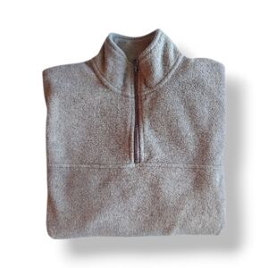 croft & barrow Gray Half Zip Pullover Sweater | Size Medium